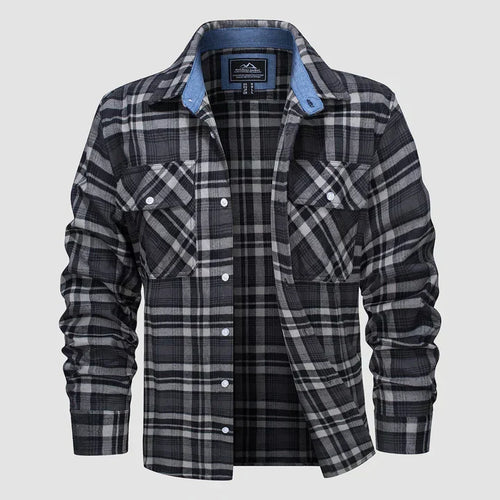 Heath - Men's Flannel Lined Shirt Jacket