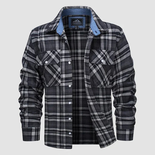 Heath - Men's Flannel Lined Shirt Jacket