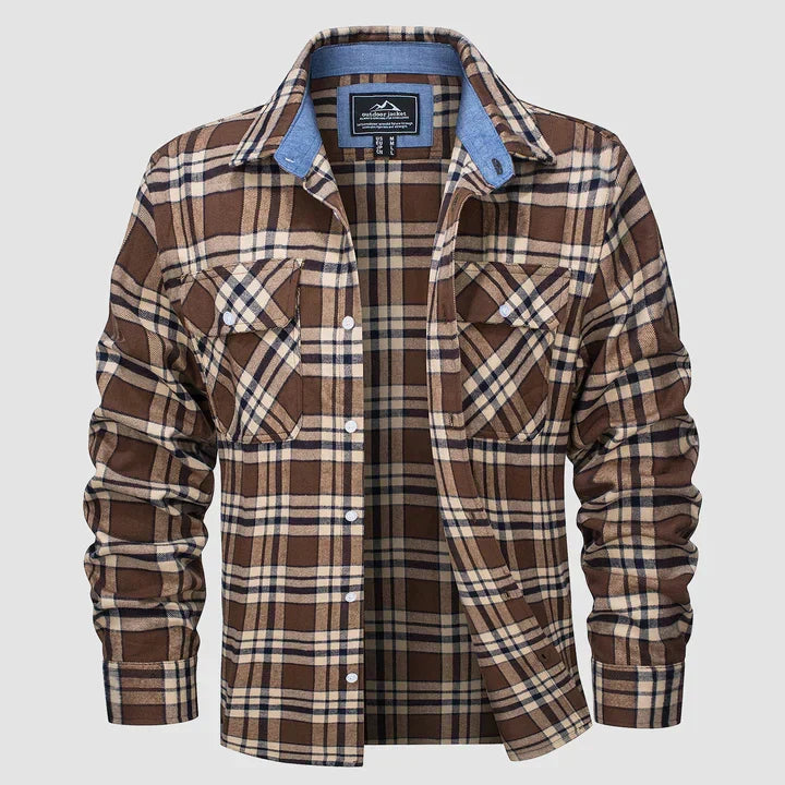 Heath - Men's Flannel Lined Shirt Jacket