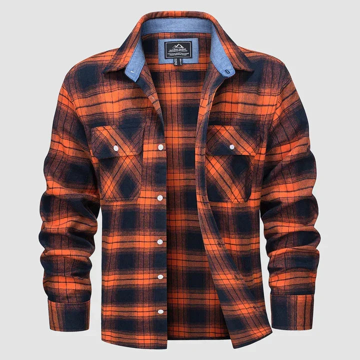 Heath - Men's Flannel Lined Shirt Jacket