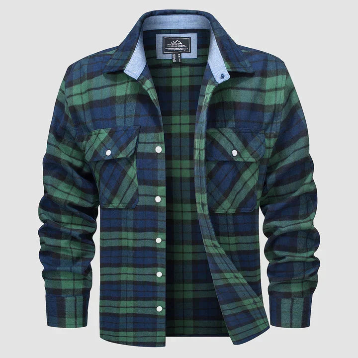 Heath - Men's Flannel Lined Shirt Jacket