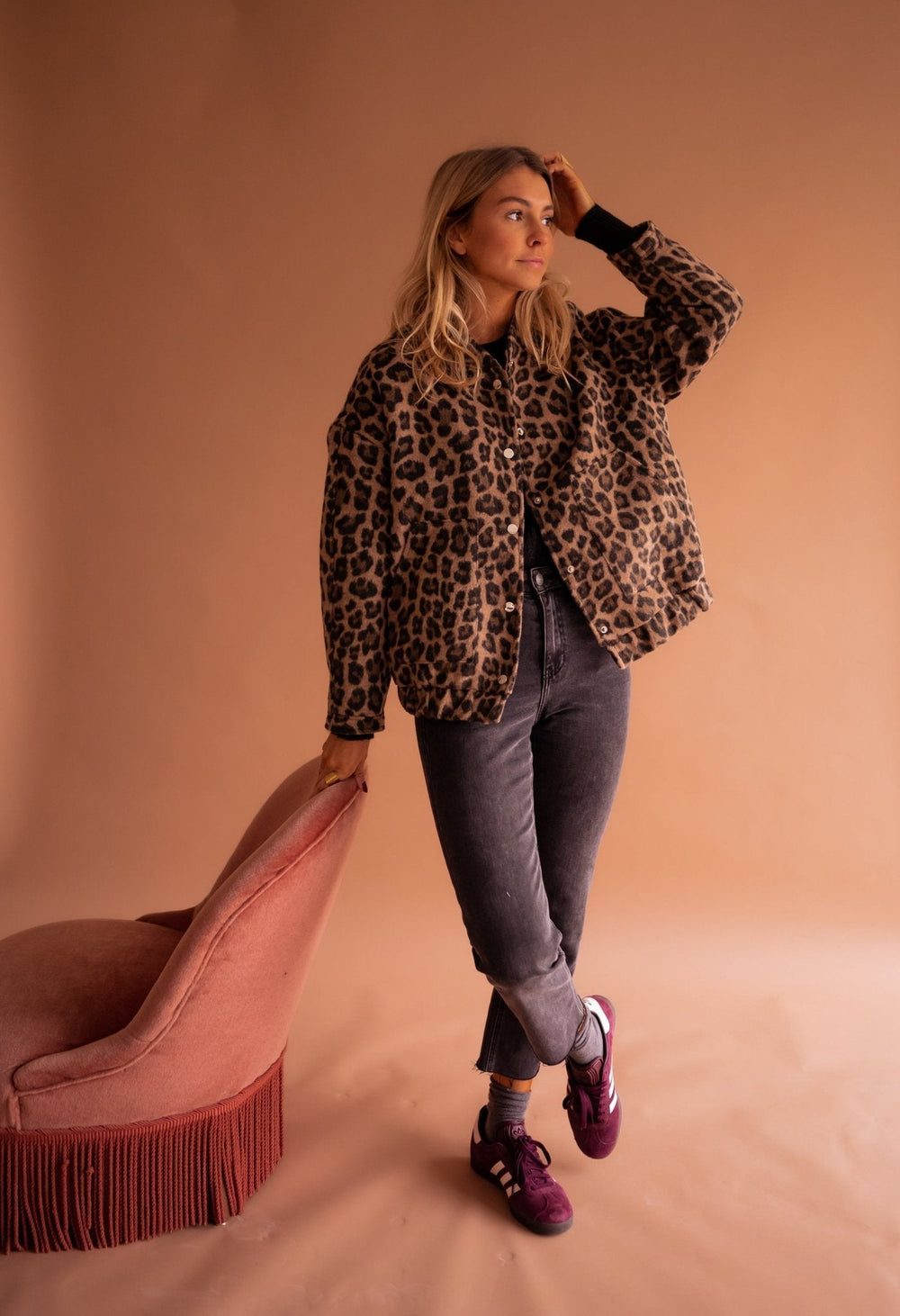 Helena - Women's Leopard Print Jacket