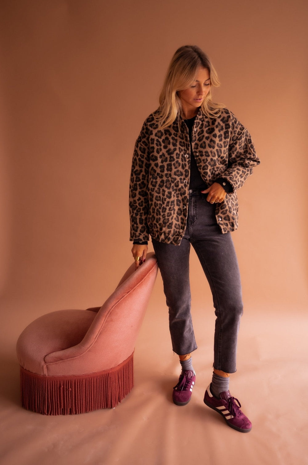 Helena - Women's Leopard Print Jacket