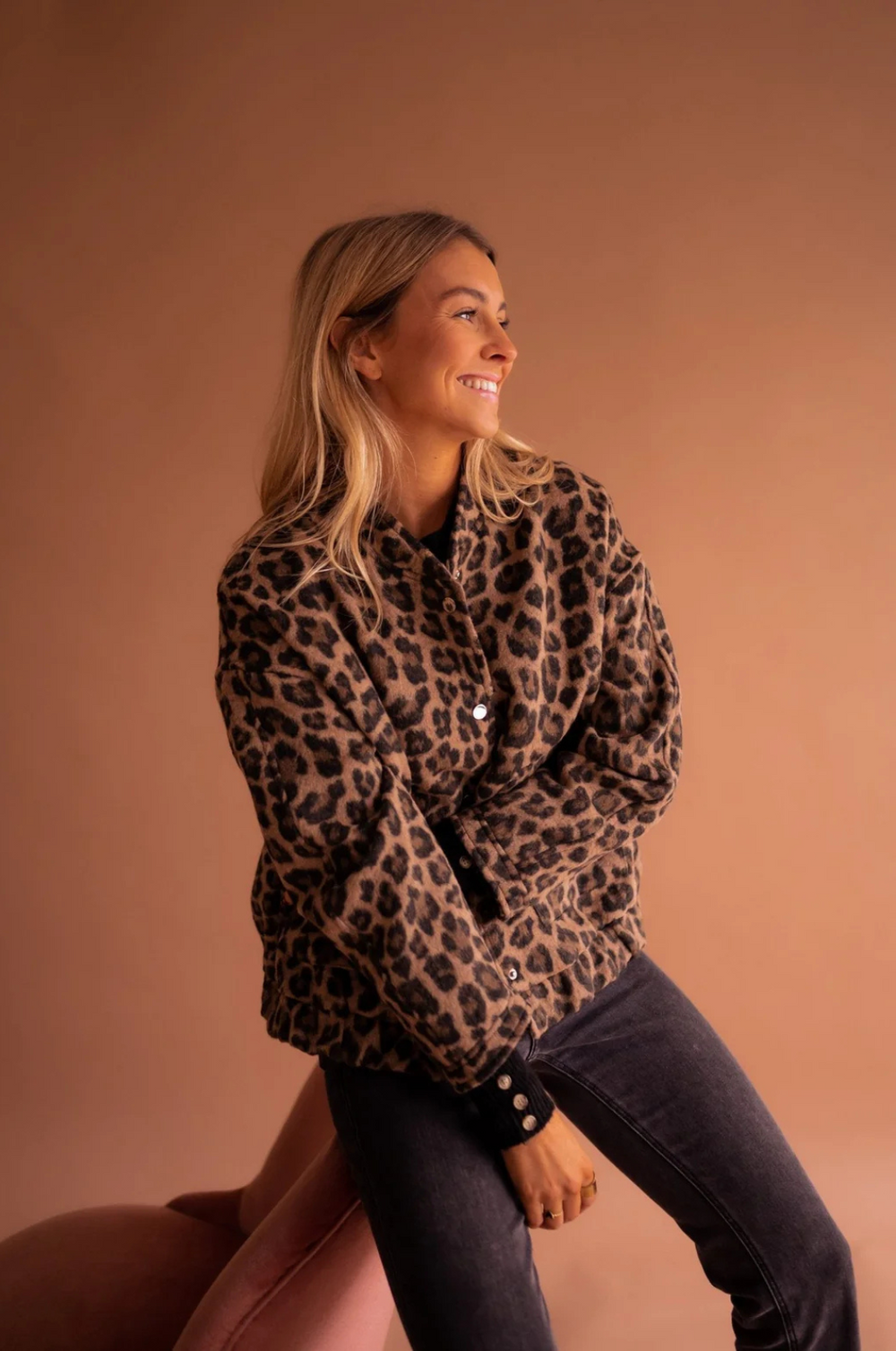 Helena - Women's Leopard Print Jacket
