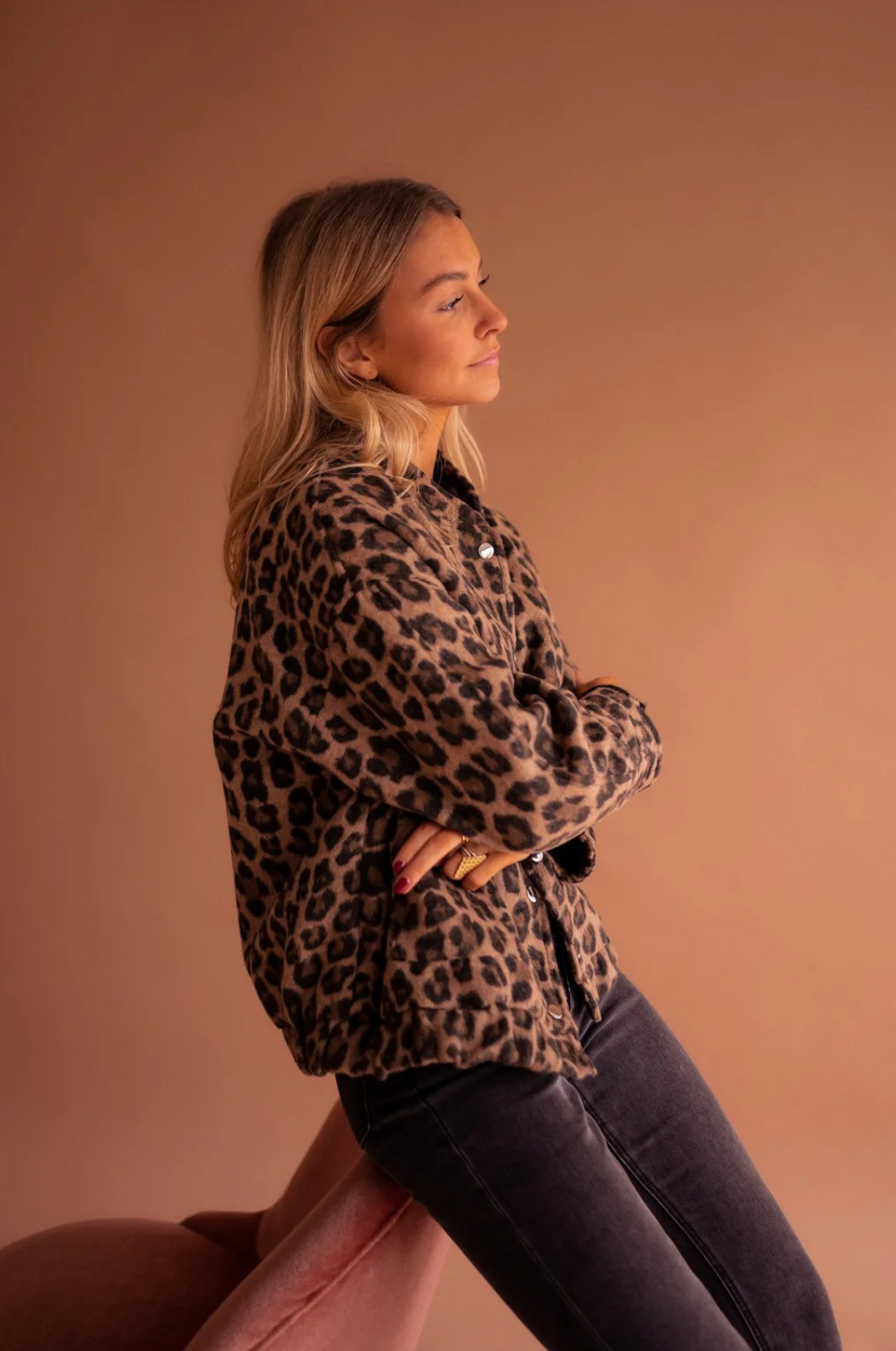 Helena - Women's Leopard Print Jacket