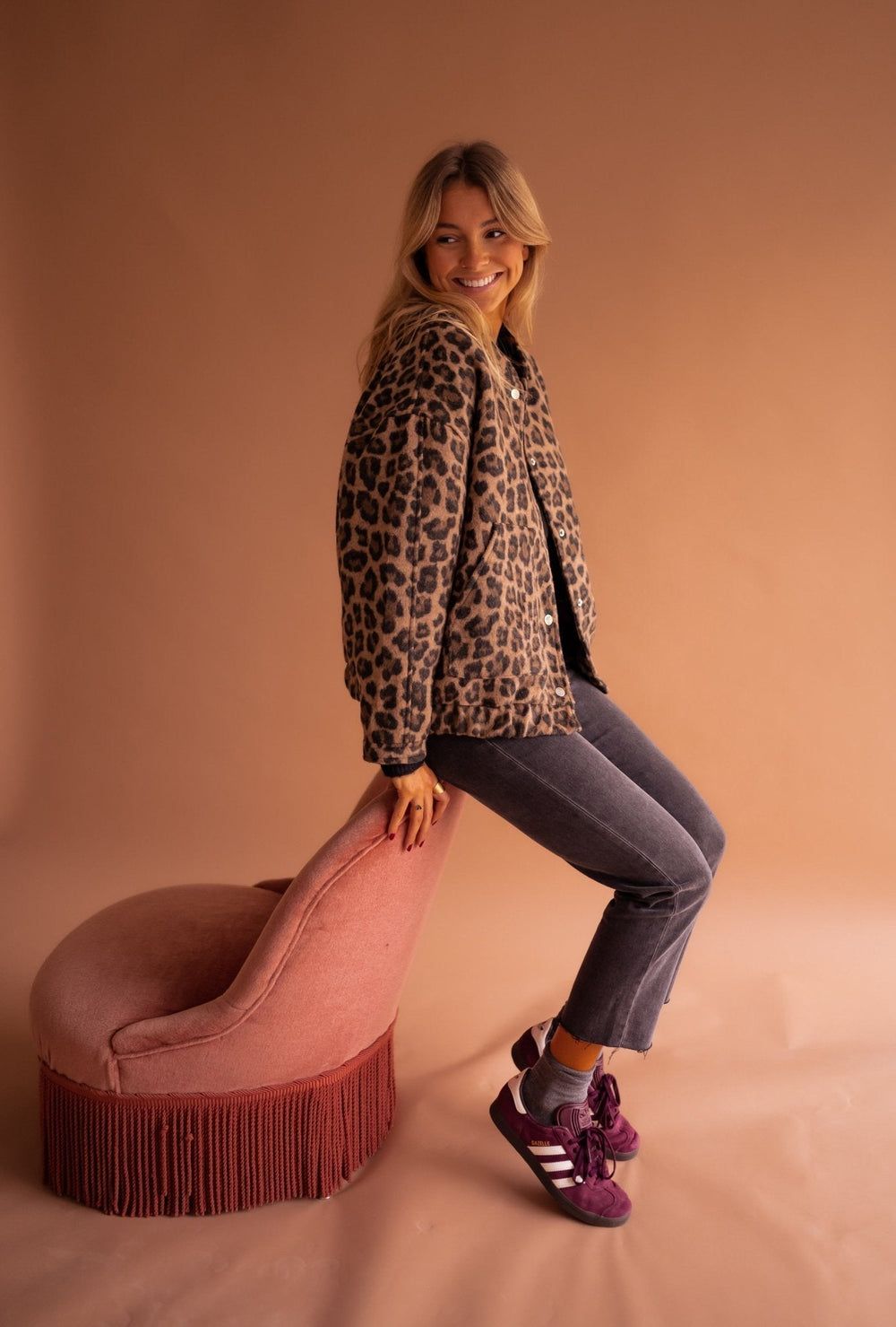 Helena - Women's Leopard Print Jacket