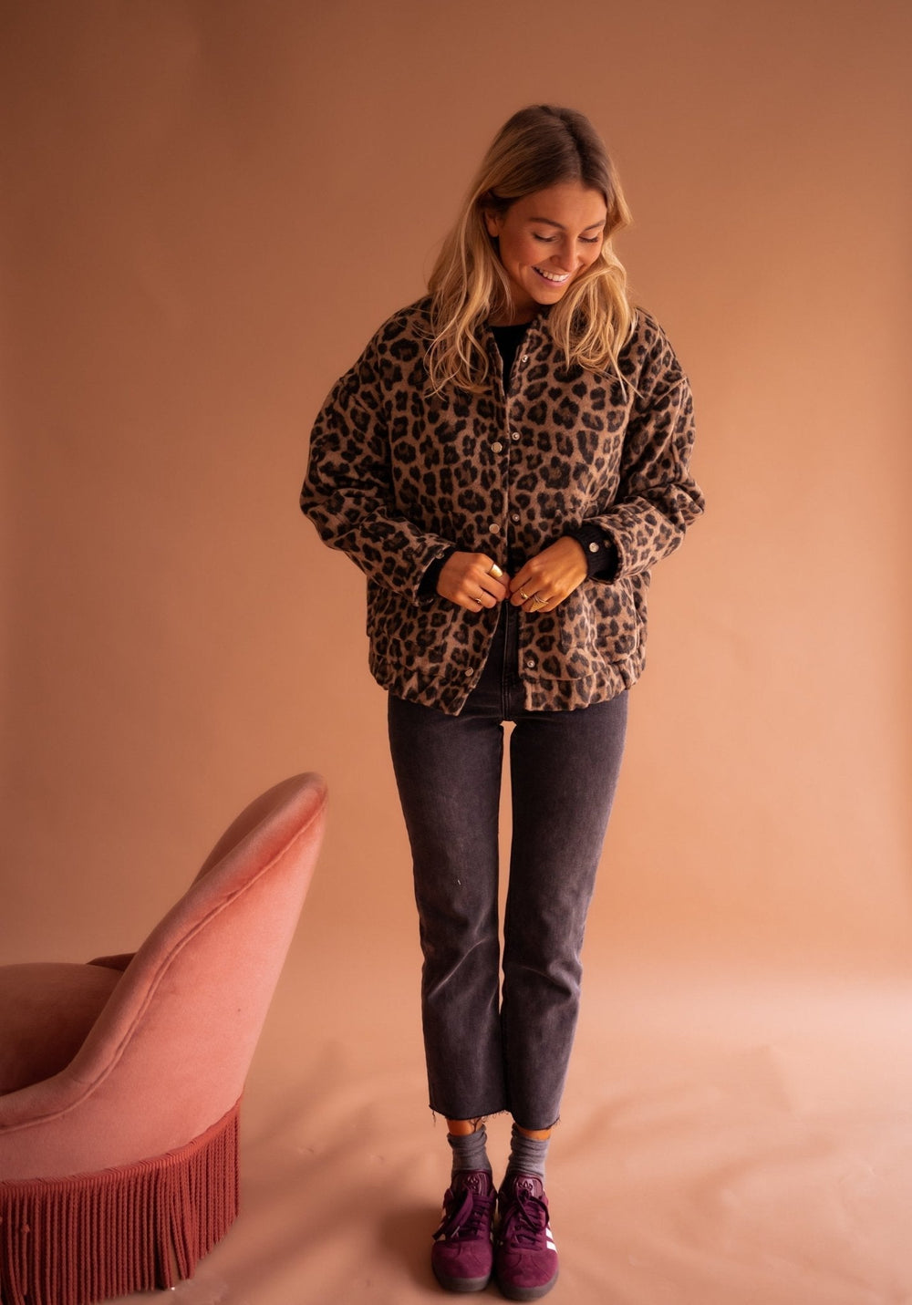 Helena - Women's Leopard Print Jacket