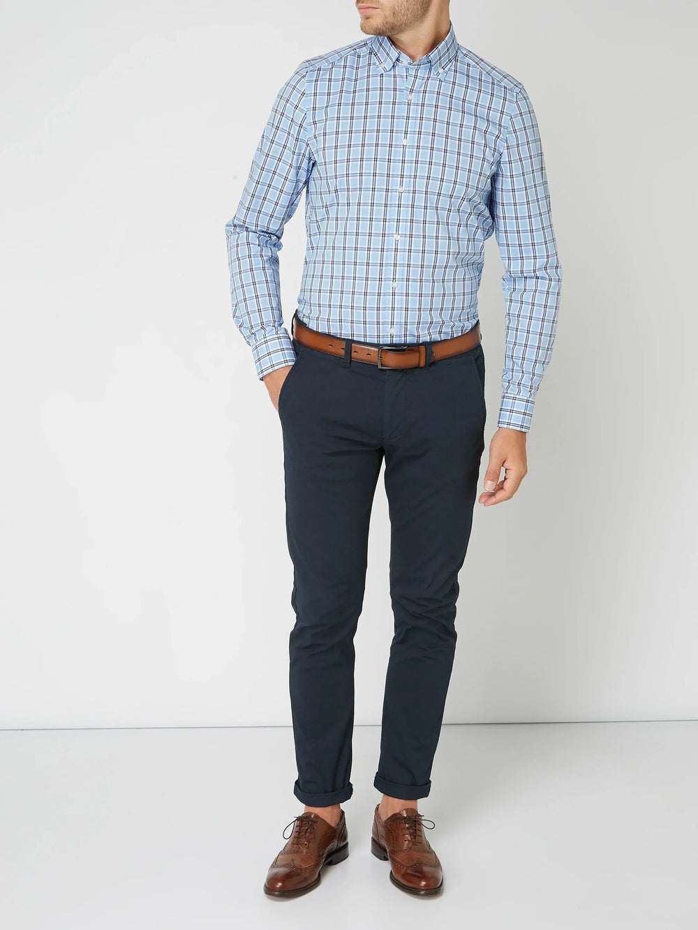 Horace - Men's Check Button Up Shirt