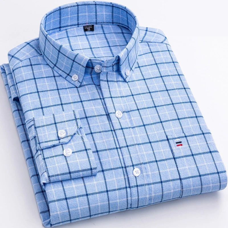 Horace - Men's Check Button Up Shirt