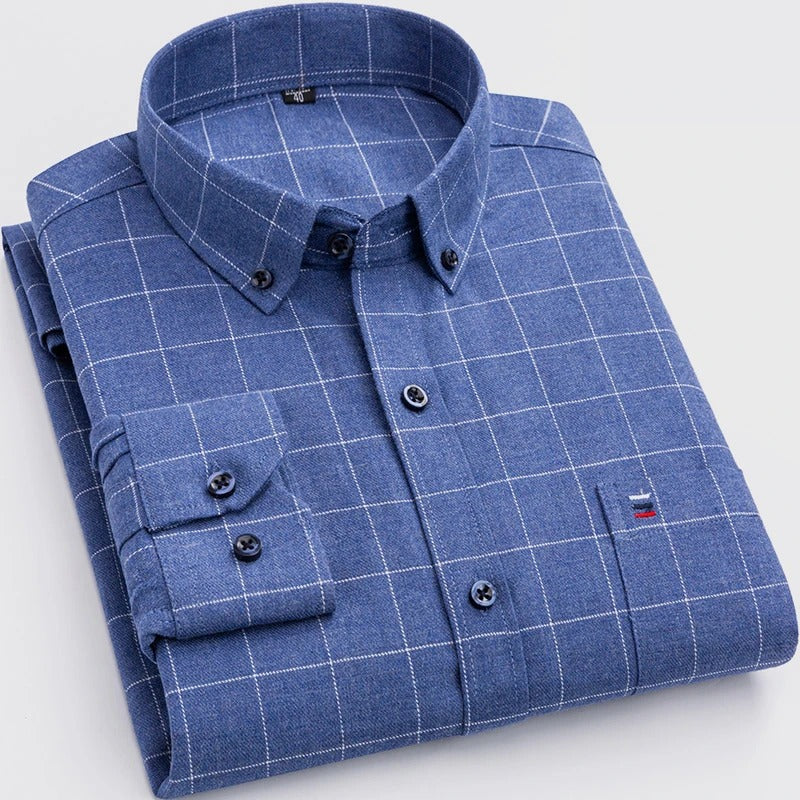 Horace - Men's Check Button Up Shirt