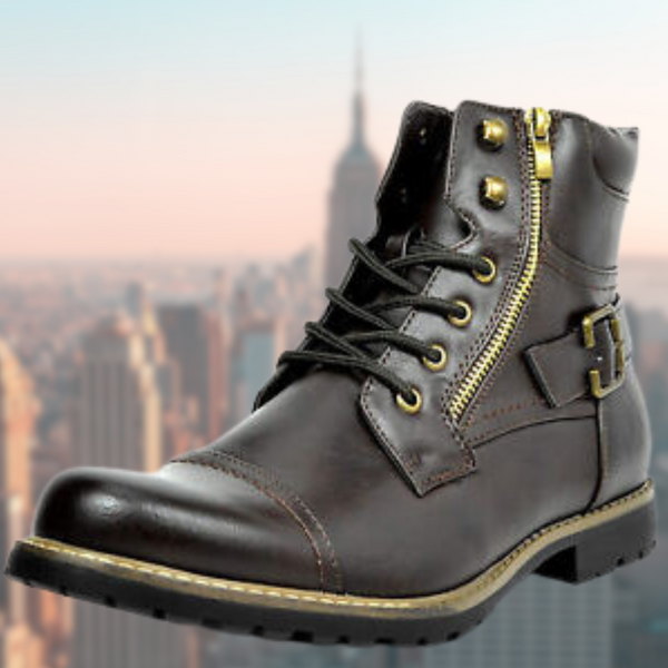 Ignatius - Men's Lace Up Leather Boots