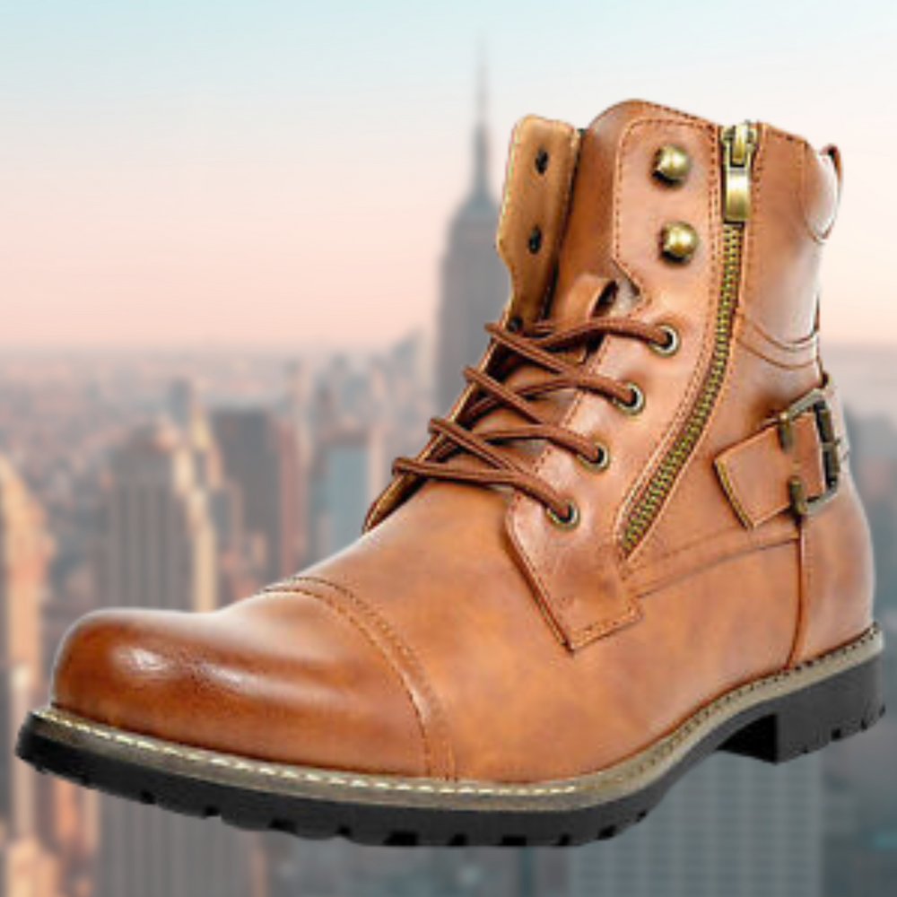 Ignatius - Men's Lace Up Leather Boots