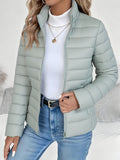 Imogen - Women's Stand Collar Quilted Jacket