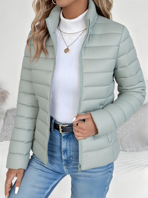 Imogen - Women's Stand Collar Quilted Jacket