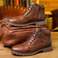 Ingram - Men's Leather Lace Up Boots