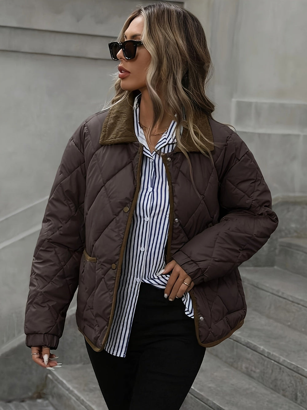 Iris - Women's Quilted Windbreaker Jacket
