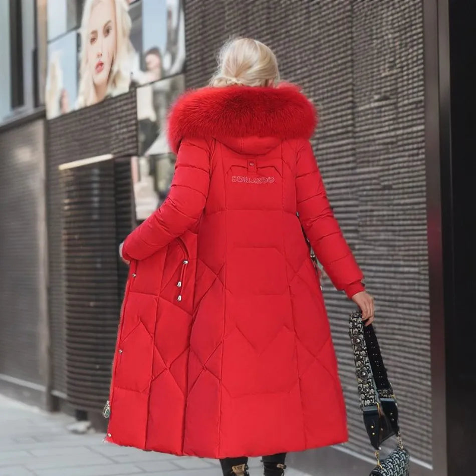Isolde - Women's Long Quilted Puffer Jacket