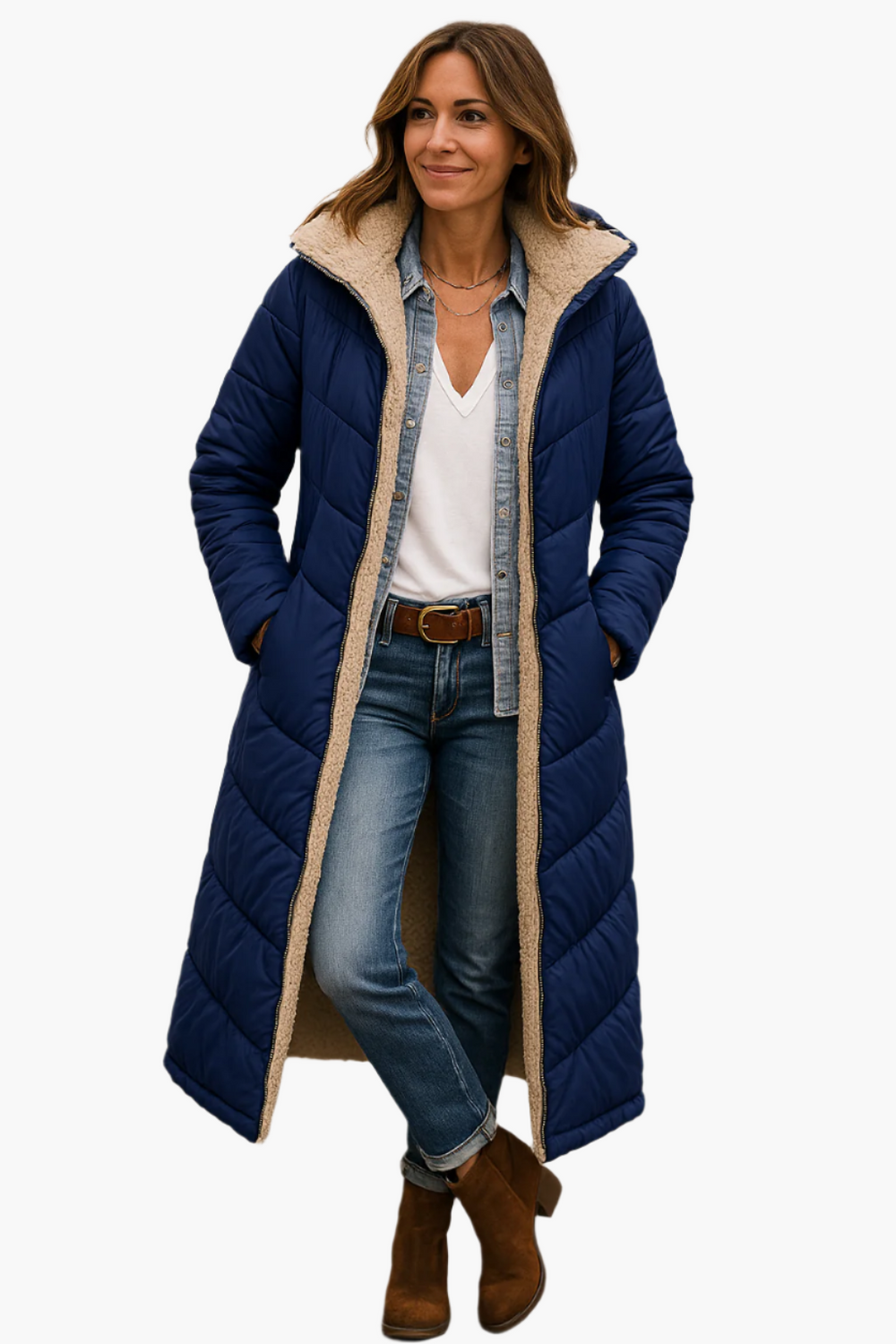 Ivy - Women's Long Hooded Puffer Coat