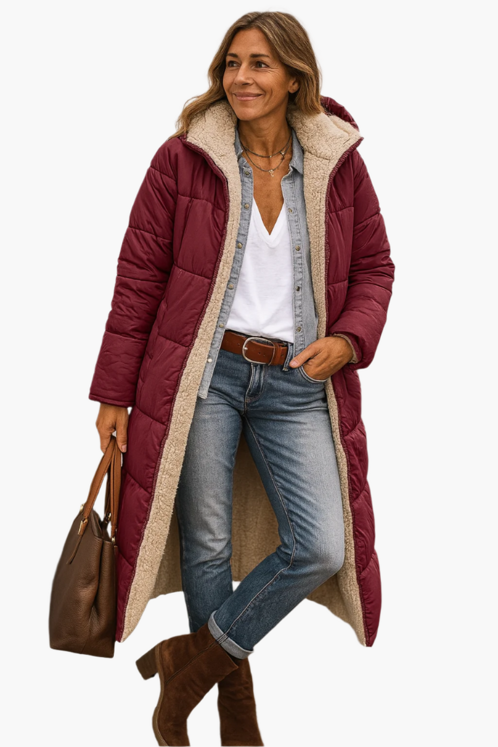 Ivy - Women's Long Hooded Puffer Coat