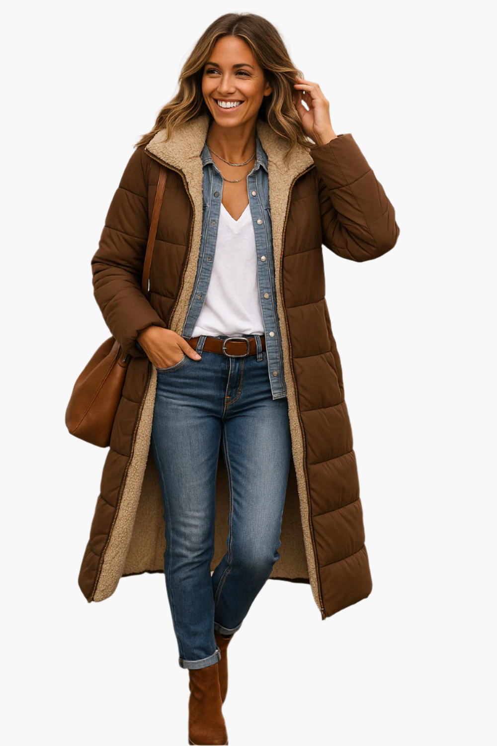 Ivy - Women's Long Hooded Puffer Coat