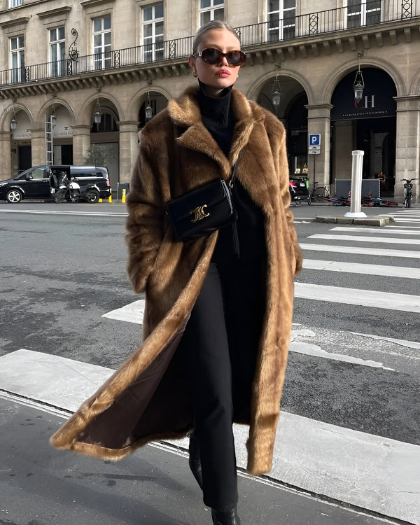 Juliet - Women's Long Faux Fur Coat