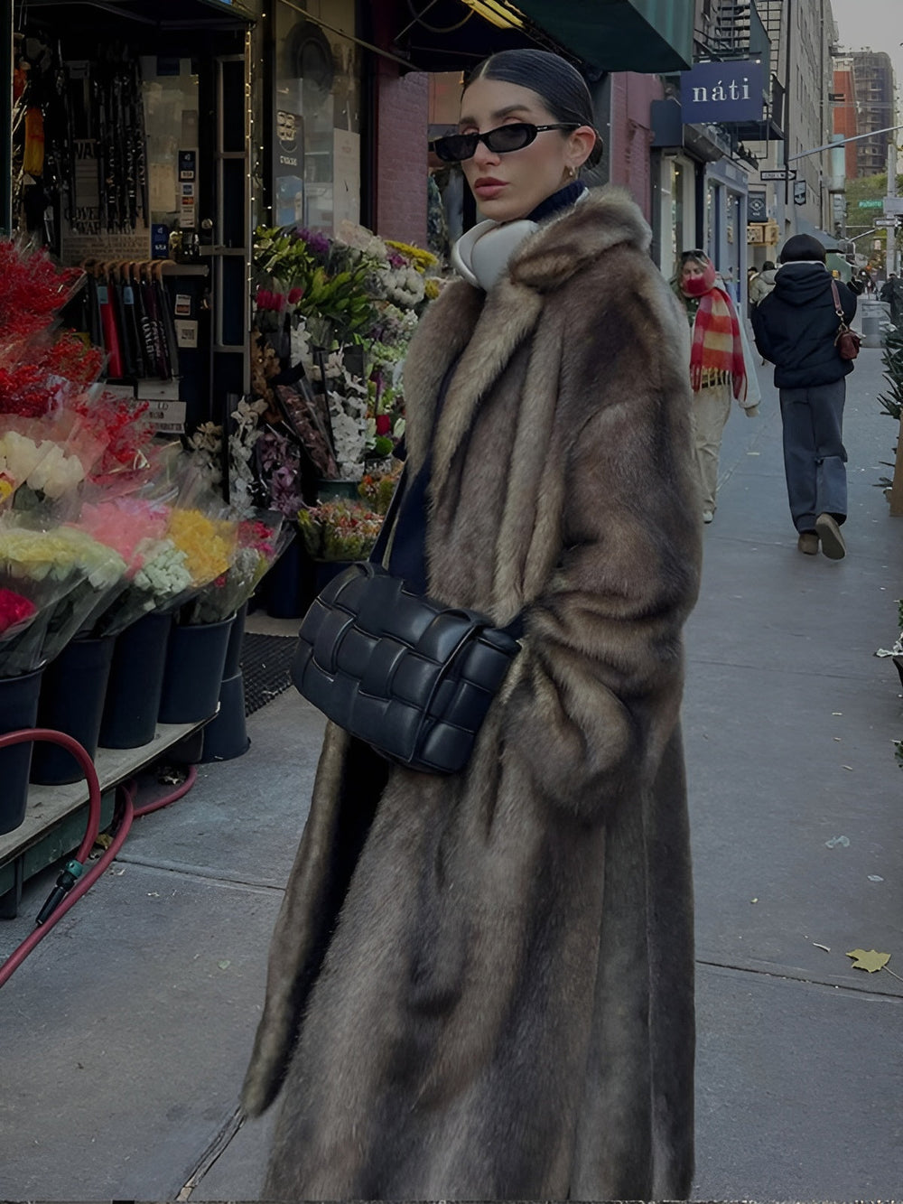 Juliet - Women's Long Faux Fur Coat