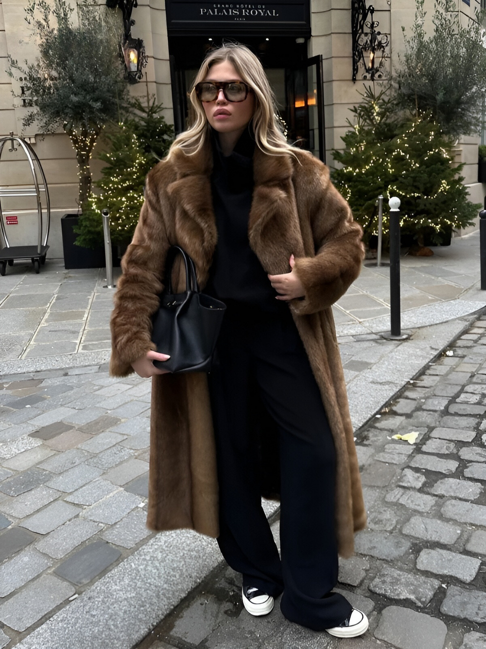 Juliet - Women's Long Faux Fur Coat