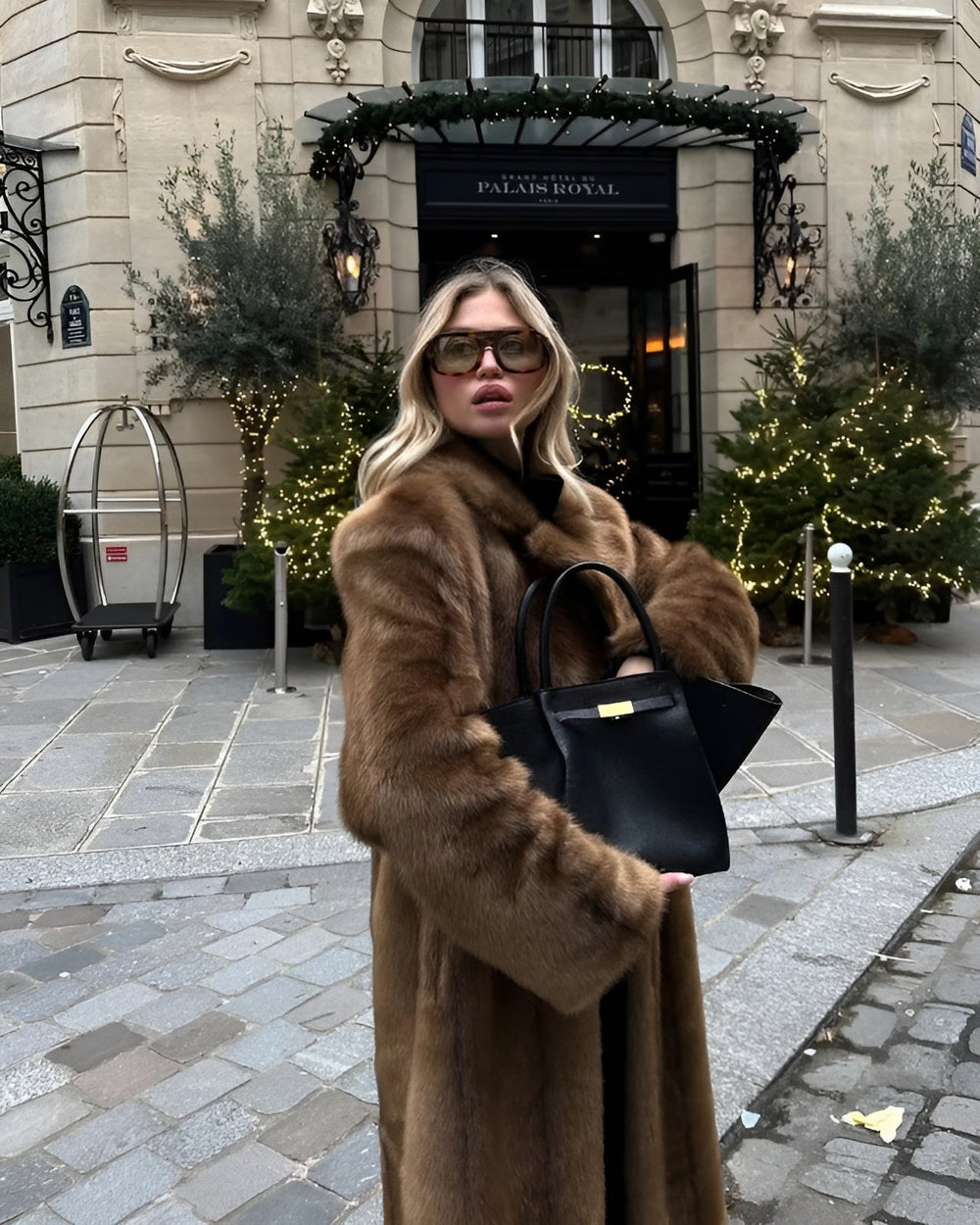 Juliet - Women's Long Faux Fur Coat