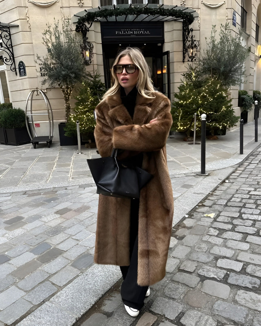 Juliet - Women's Long Faux Fur Coat