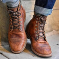 Kenneth - Men's Leather Lace Up Work Boots