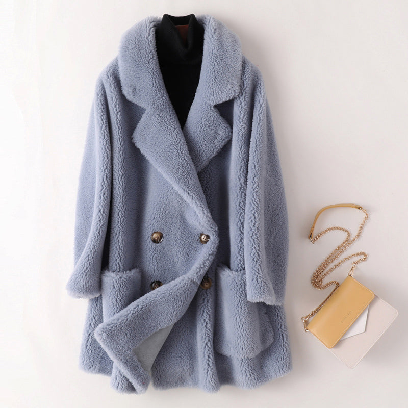 Lavinia - Women's Shearling Teddy Coat