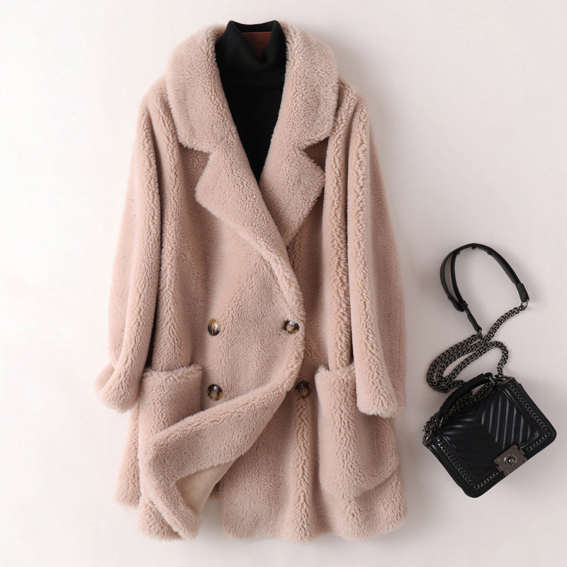 Lavinia - Women's Shearling Teddy Coat