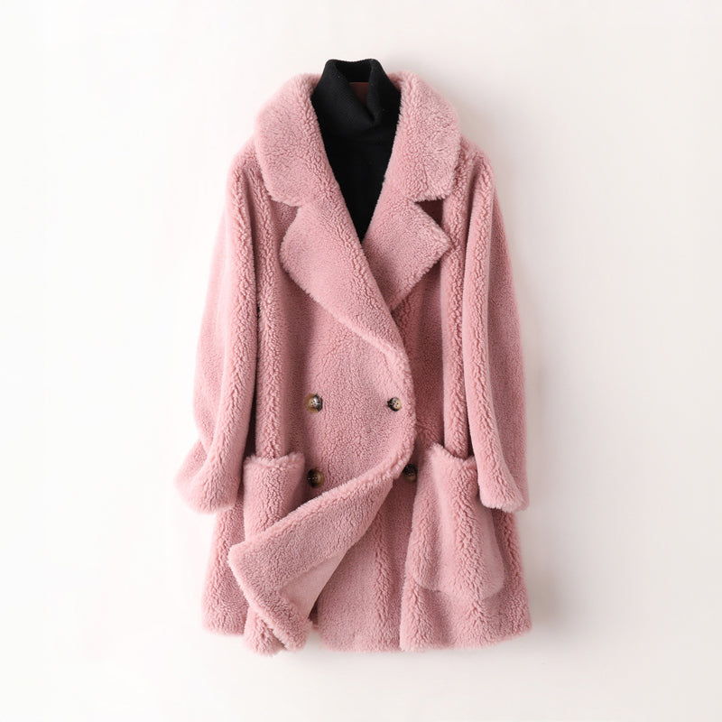 Lavinia - Women's Shearling Teddy Coat
