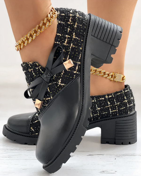 Liliane - Women's Block Heel Ankle Boots
