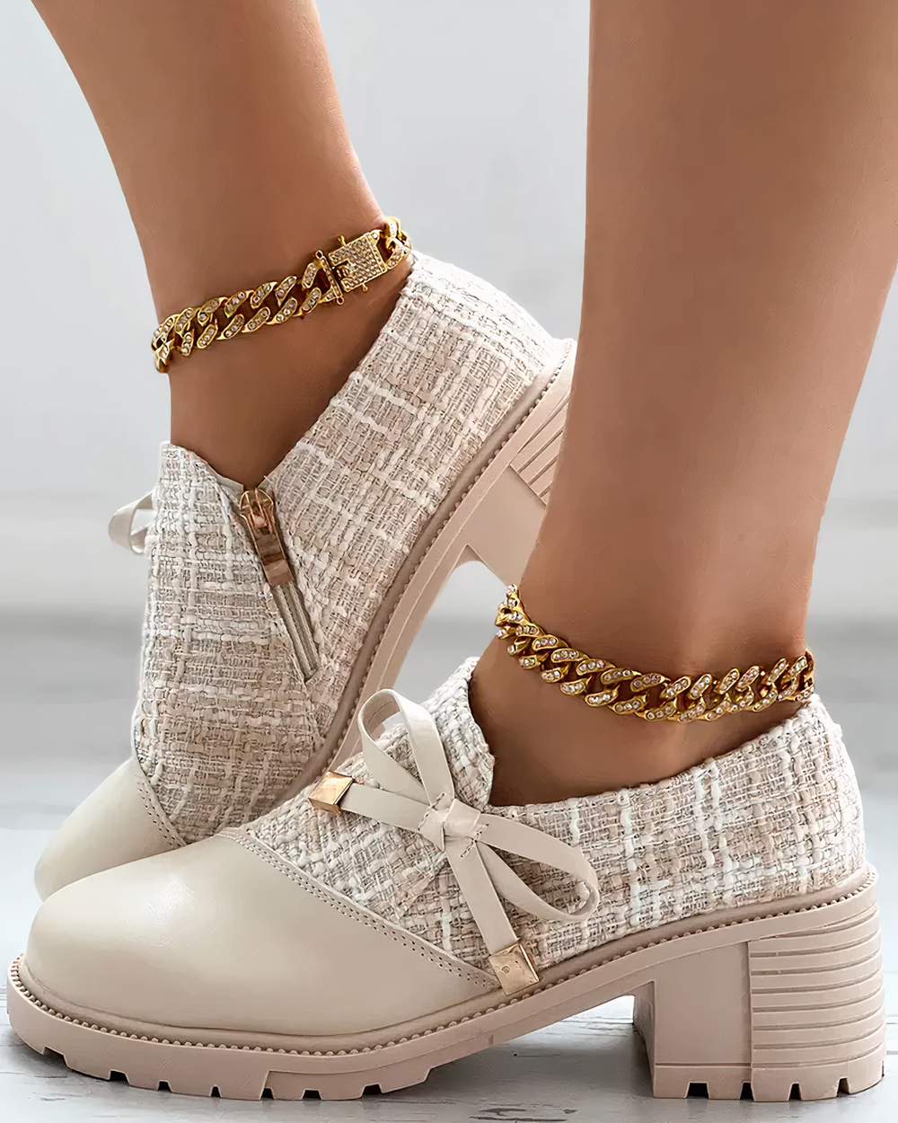 Liliane - Women's Block Heel Ankle Boots