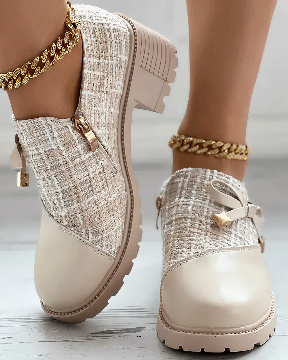 Liliane - Women's Block Heel Ankle Boots