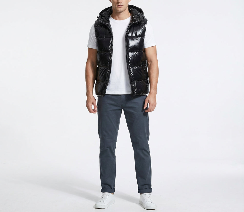 Llewellyn - Men's Hooded Puffer Vest