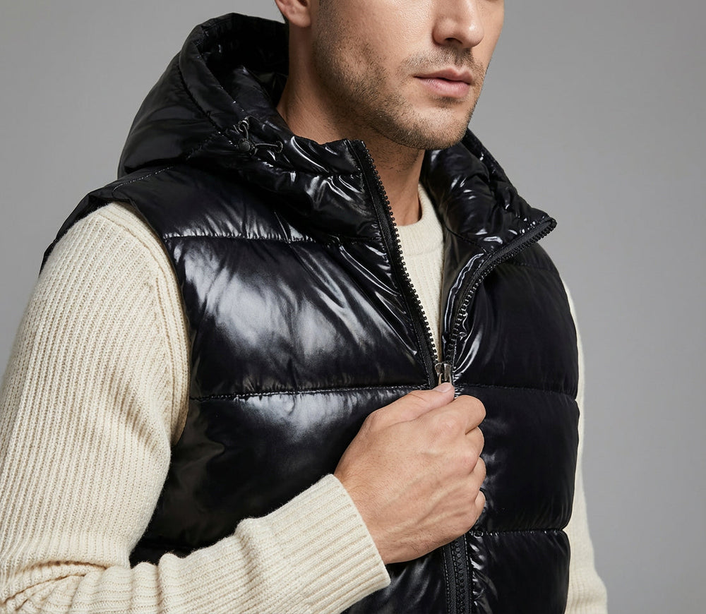 Llewellyn - Men's Hooded Puffer Vest