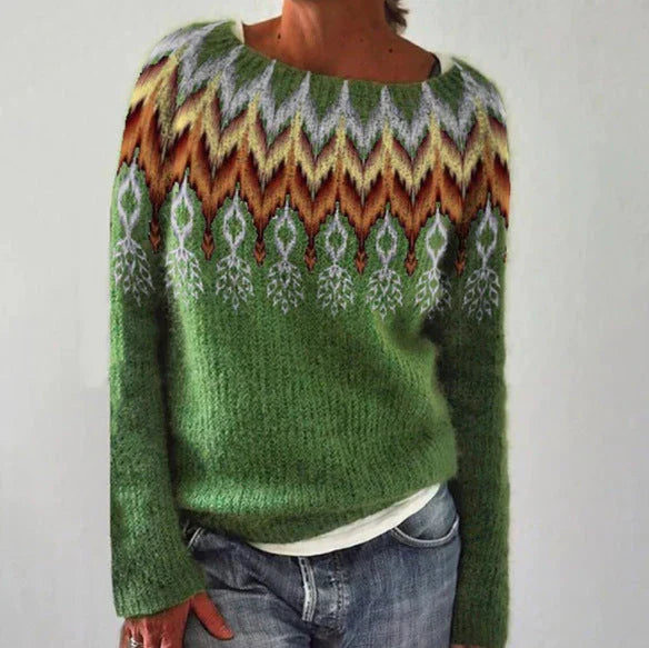 Maren - Women's Fair Isle Knit Sweater