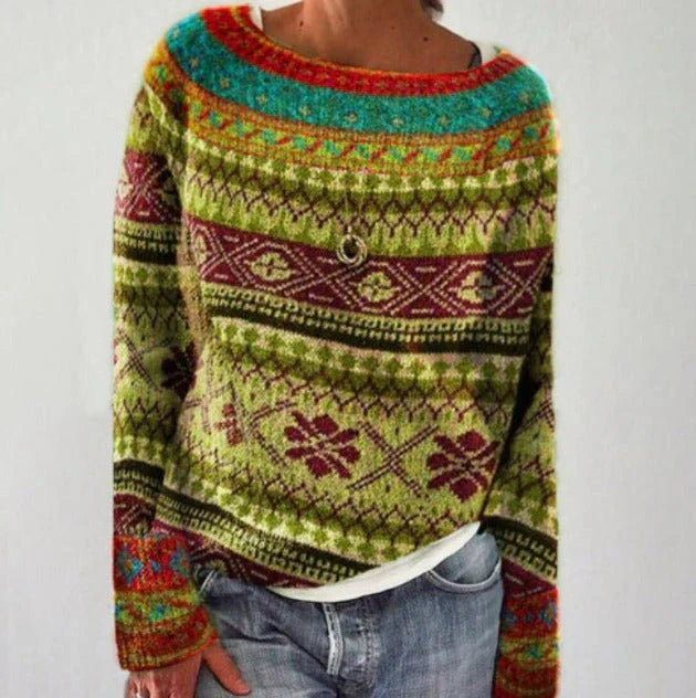 Maren - Women's Fair Isle Knit Sweater