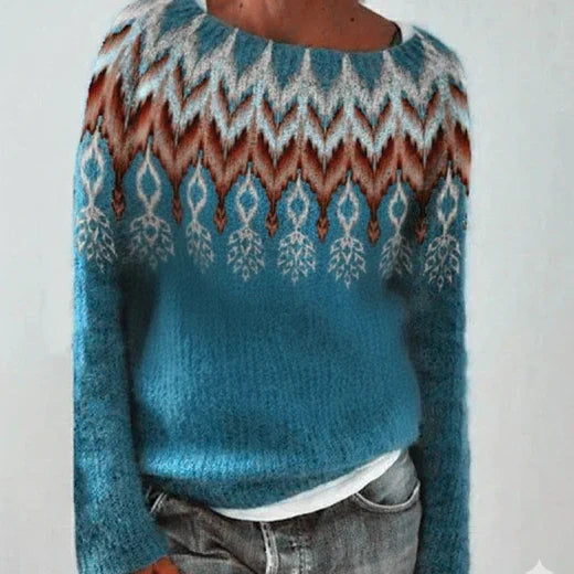 Maren - Women's Fair Isle Knit Sweater