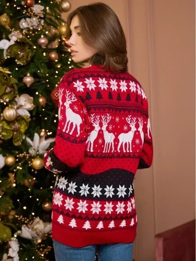 Maribel - Women's Christmas Crew Neck Sweater