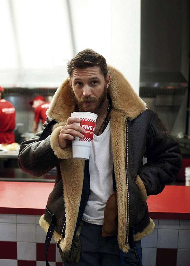 Mathias - Men's Shearling Aviator Jacket