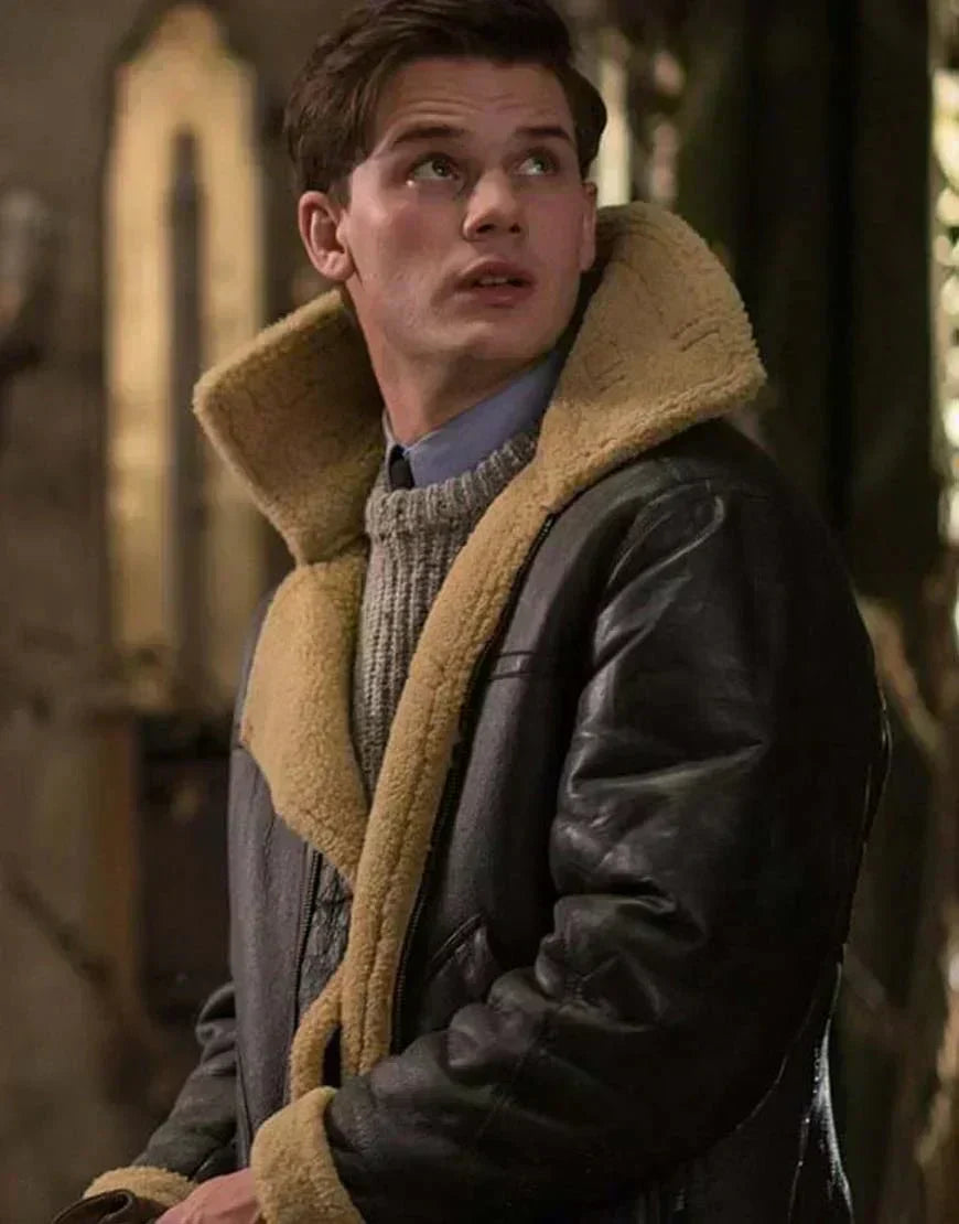 Mathias - Men's Shearling Aviator Jacket