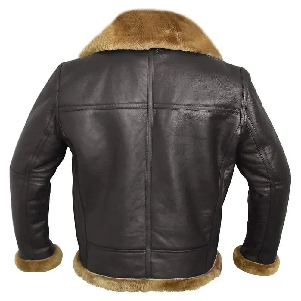 Mathias - Men's Shearling Aviator Jacket