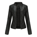 Mavis - Women's Faux Leather Biker Jacket