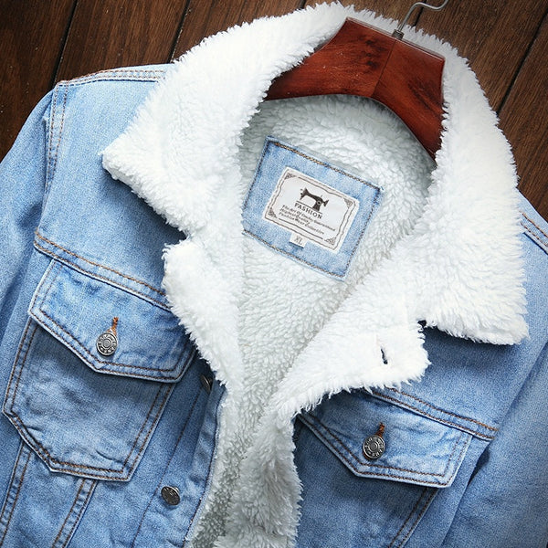 Maxfield - Men's Sherpa Lined Denim Jacket