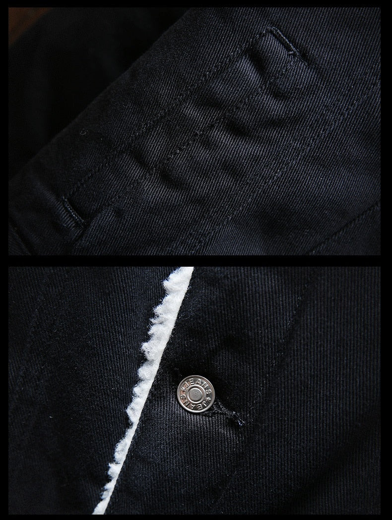 Maxfield - Men's Sherpa Lined Denim Jacket