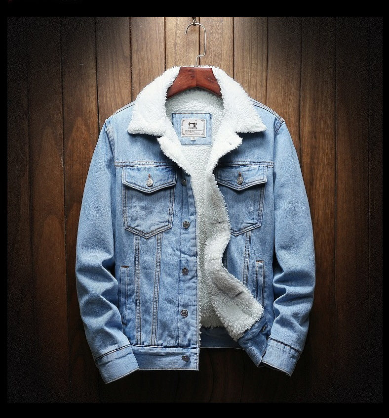 Maxfield - Men's Sherpa Lined Denim Jacket