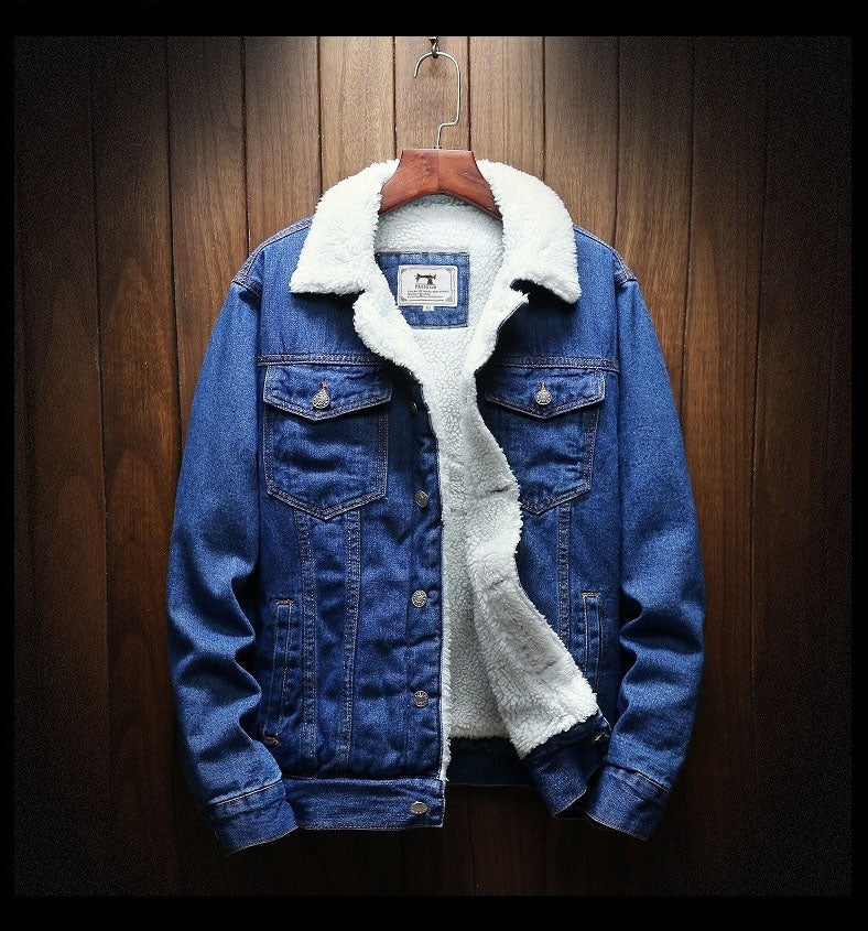 Maxfield - Men's Sherpa Lined Denim Jacket